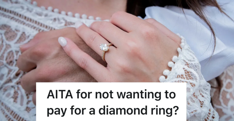 (AITA) Newly-Engaged Man Wants To Get His Fiancée An Engagement Ring With A Lab Grown Diamond, But She Wants A Real One