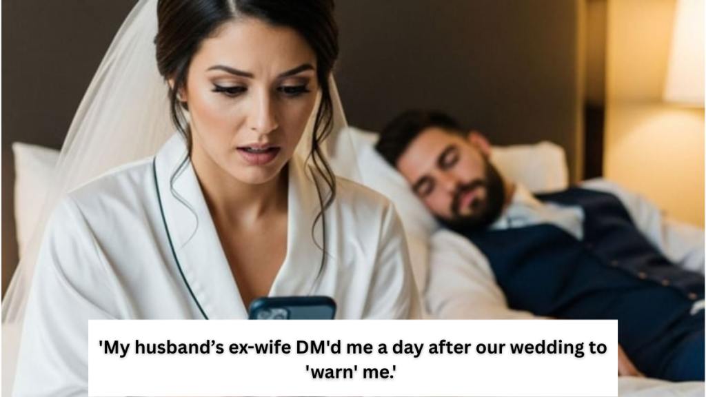 ‘My husband’s ex-wife DM’d me a day after our wedding to ‘warn’ me.’