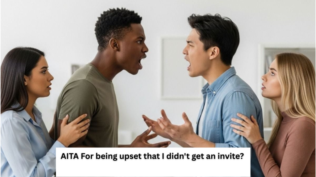 AITA For being upset that I didn’t get an invite?