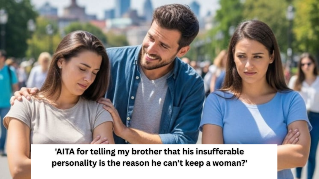 ‘AITA for telling my brother that his insufferable personality is the reason he can’t keep a woman?’