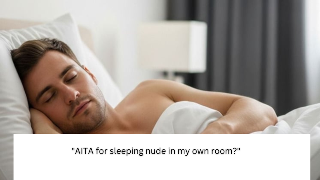 ‘AITA for sleeping nude in my own room?’