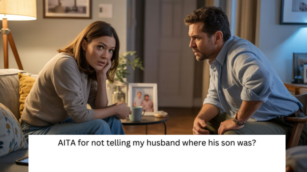 AITA for not telling my husband where his son was?