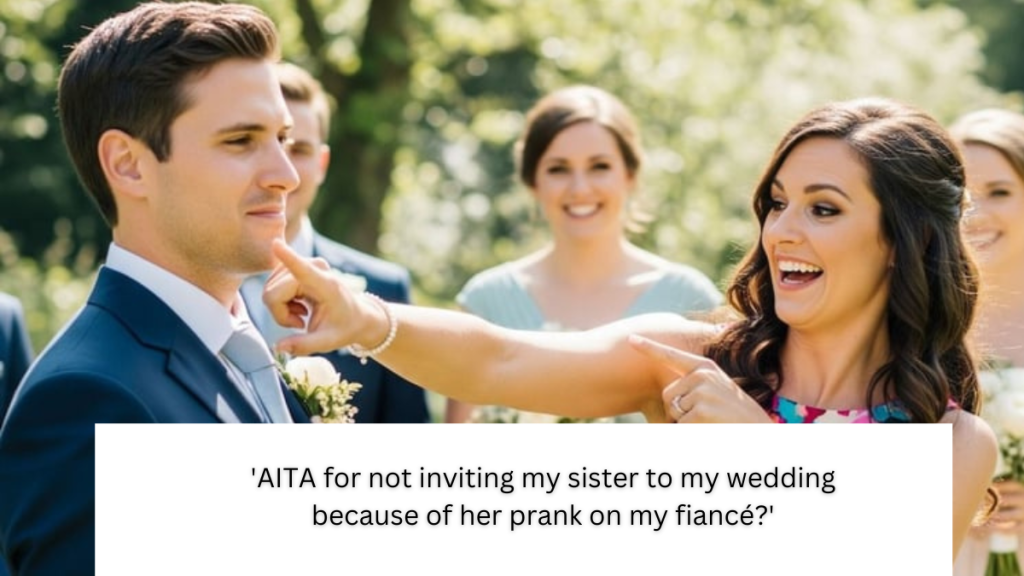 ‘AITA for not inviting my sister to my wedding because of her prank on my fiancé?’