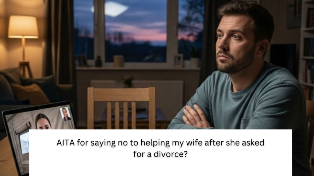 AITA for saying no to helping my wife after she asked for a divorce?