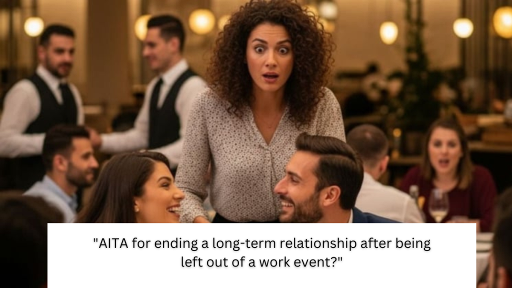‘AITA for ending a long-term relationship after being left out of a work event?’ UPDATED