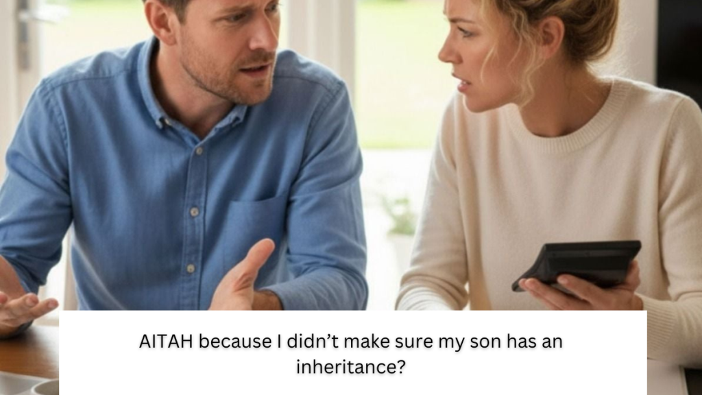 AITAH because I didn’t make sure my son has an inheritance?