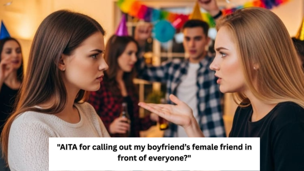 ‘AITA for calling out my boyfriend’s female friend in front of everyone?’