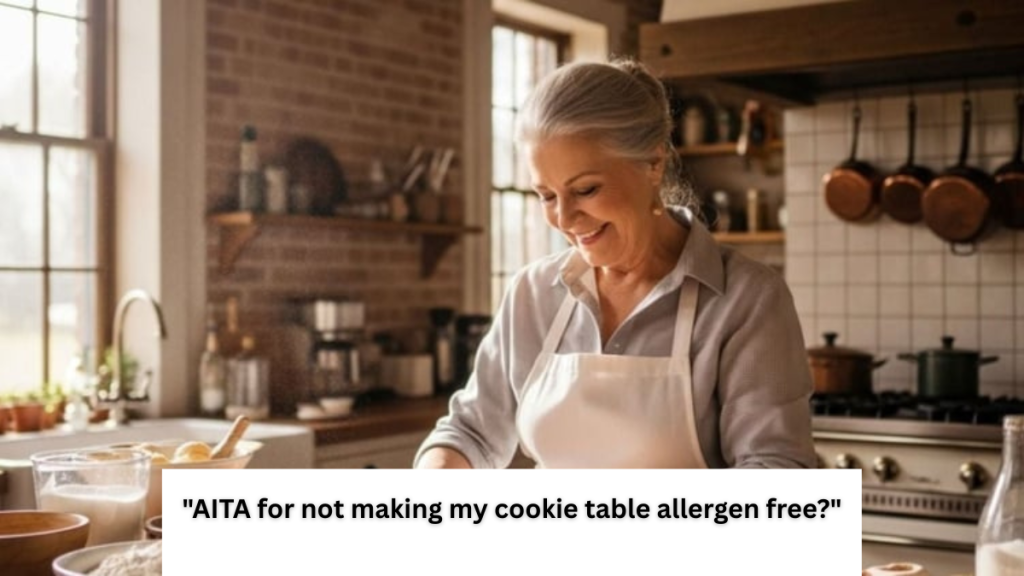 ‘AITA for not making my cookie table allergen-free?’