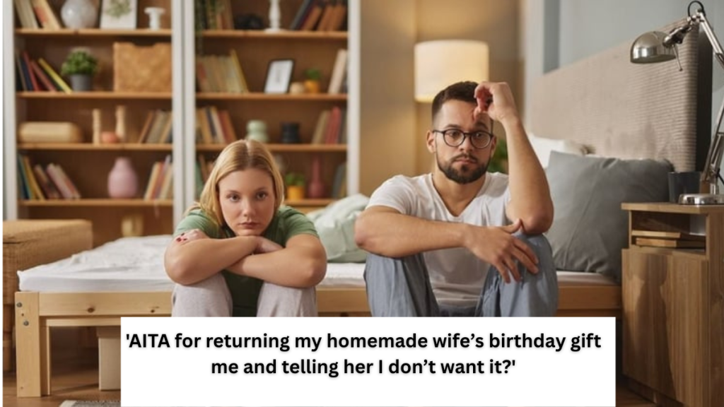 ‘AITA for returning my homemade wife’s birthday gift me and telling her I don’t want it?’