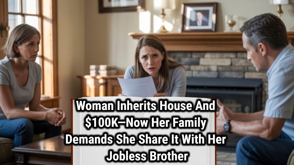 Woman Inherits House And $100K—Now Her Family Demands She Share It With Her Jobless Brother