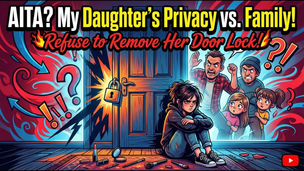 AITA for telling my wife the lock on my daughter’s door does not get removed til my brother inlaw and his daughters are out of our house?