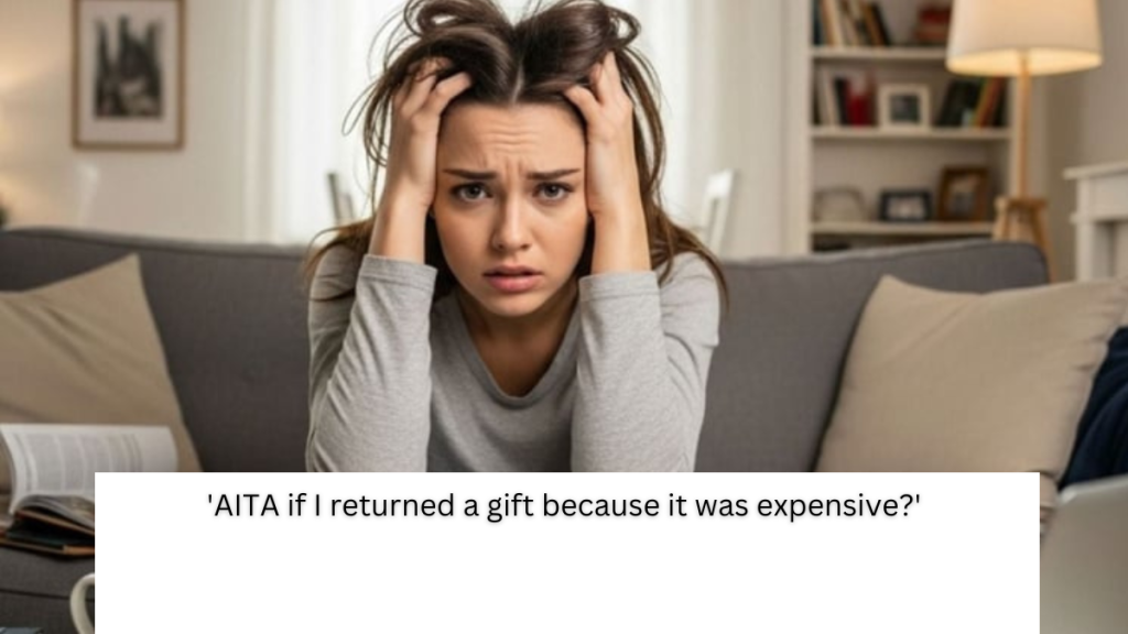 ‘AITA if I returned a gift because it was expensive?’