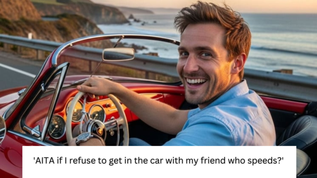 ‘AITA if I refuse to get in the car with my friend who speeds?’