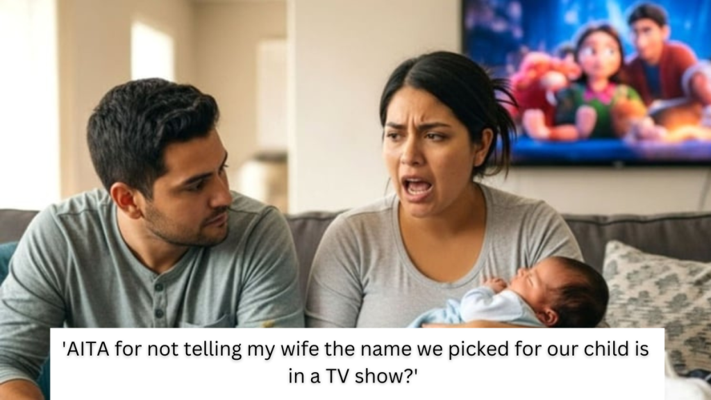 ‘AITA for not telling my wife the name we picked for our child is in a TV show?’ UPDATED