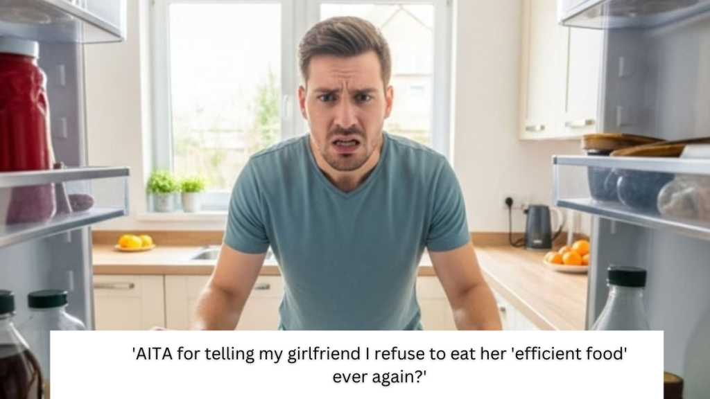 ‘AITA for telling my girlfriend I refuse to eat her ‘efficient food’ ever again?’