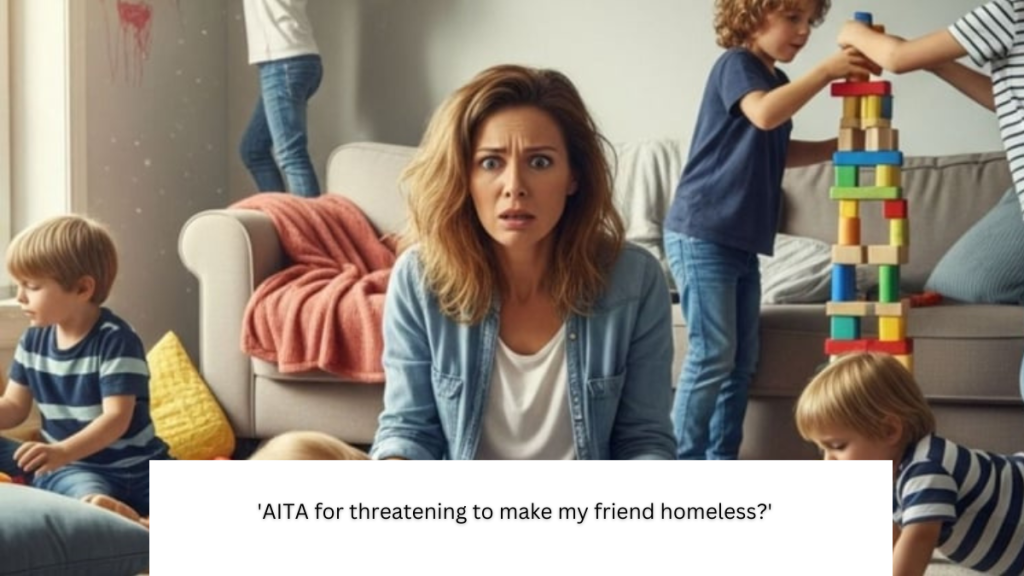 ‘AITA for threatening to make my friend homeless?’
