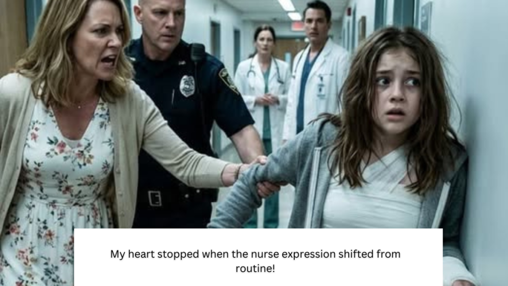 My heart stopped when the nurse expression shifted from routine!