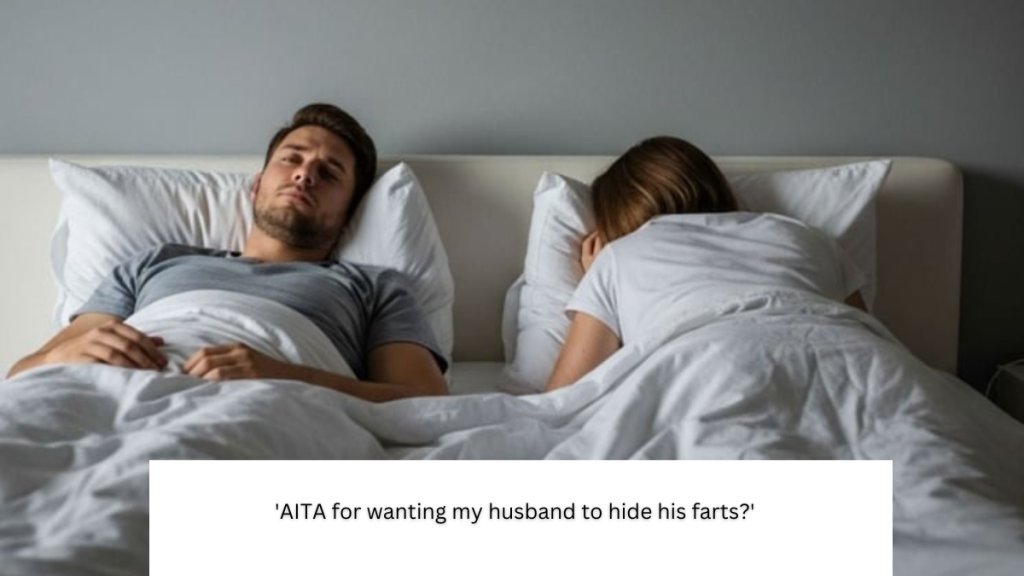 ‘AITA for wanting my husband to hide his farts?’
