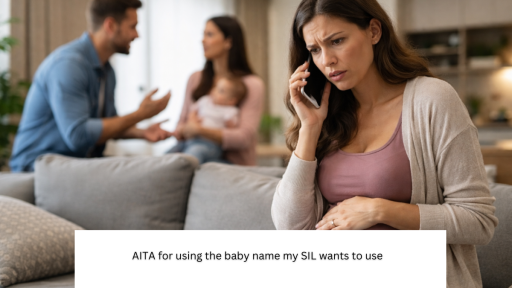 AITA for using the baby name my SIL wants to use