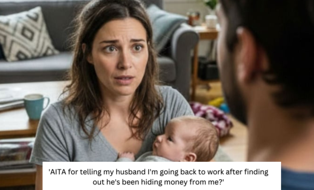 ‘AITA for telling my husband I’m going back to work after finding out he’s been hiding money from me?’