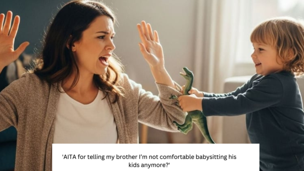 ‘AITA for telling my brother I’m not comfortable babysitting his kids anymore?’